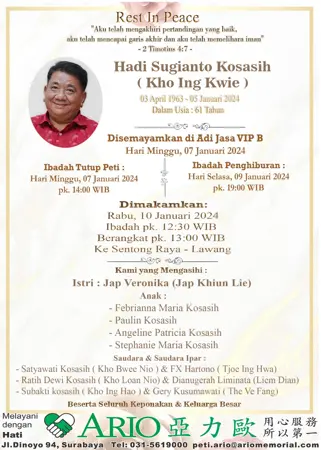 Hadi Sugianto Kosasih first banner