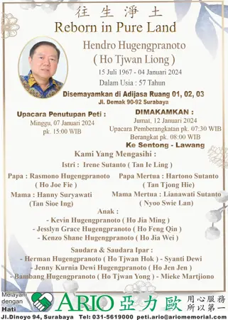 Hendro Hugengpranoto first banner