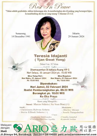 Teresia Idajanti first banner