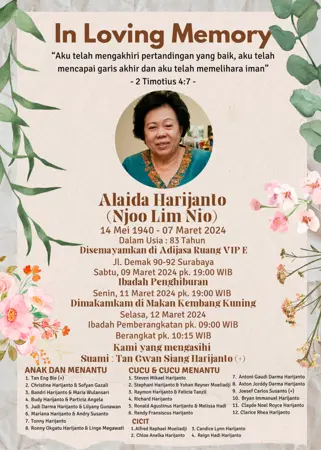 Ny. Alaida Harijanto second banner