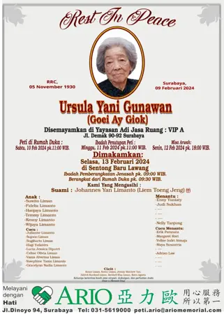 Ursula Yani Gunawan first banner