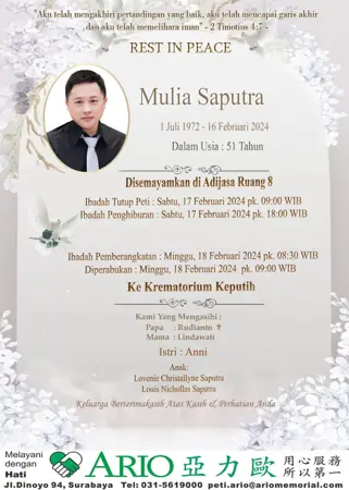 Mulia Saputra first banner