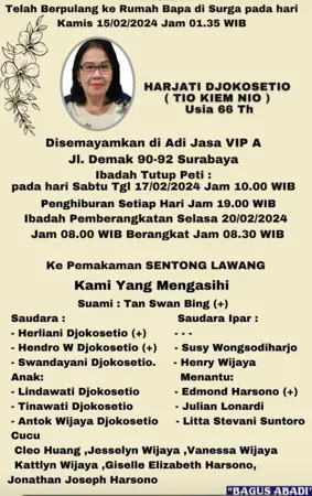 Harjati Djokosetio first banner