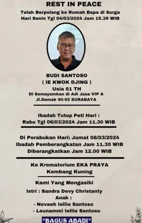 Budi Santoso first banner