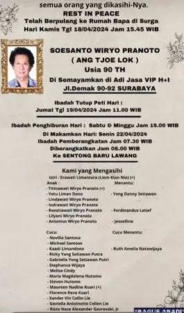 Soesanto Wiryo Pranoto first banner