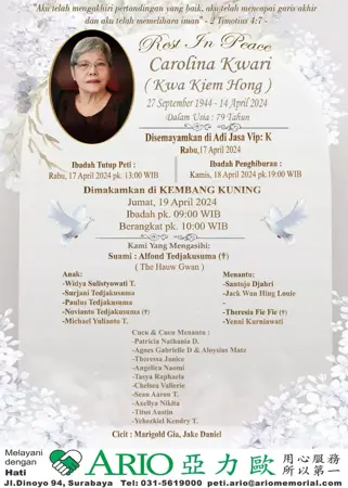 Carolina Kwari first banner