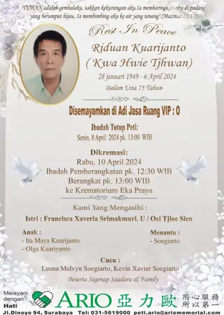 Riduan Kuarijanto first banner