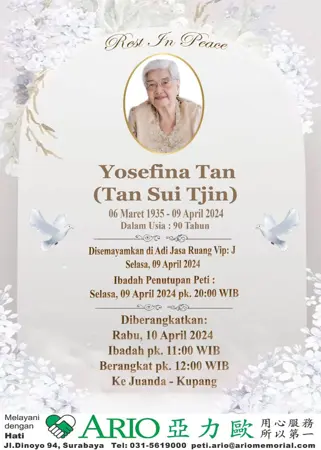 Yosefina Tan first banner