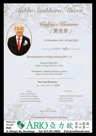 Widjaja Kusumo first banner