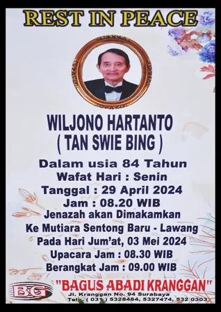 Wiljono Hartanto first banner