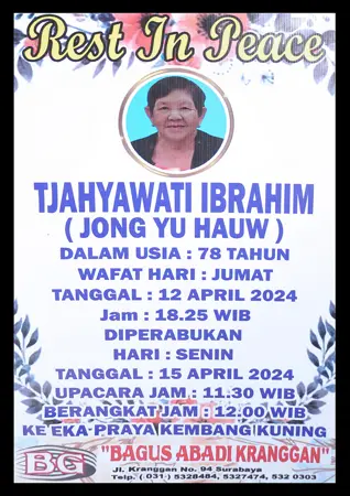 Tjahyawati Ibrahim first banner