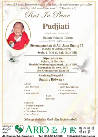 Pudjiati first banner