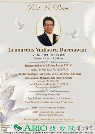 Leonardus Yudistira Darmawan first banner