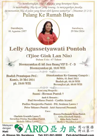 Lelly Agussetyawati Pontoh first banner