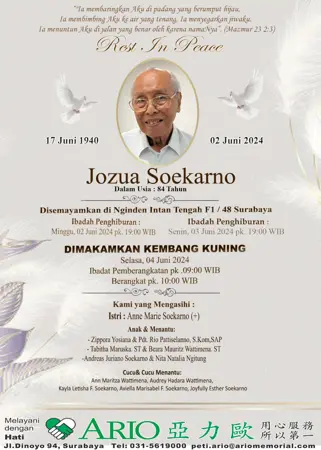 Jozua Soekarno second banner