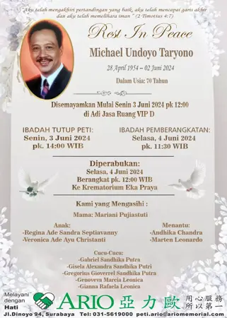 Michael Undoyo Taryono first banner