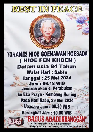 Yohanes Hioe Goenawan Hoesada first banner