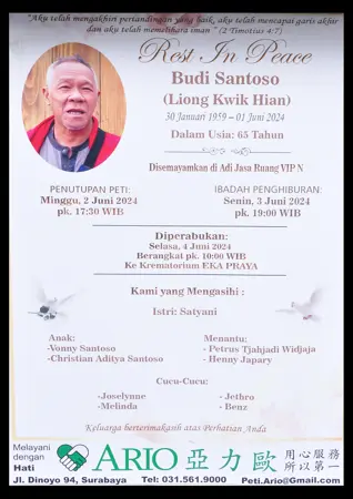 Budi Santoso first banner