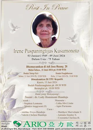 Irene Puspaningtijas Kusumonoto first banner