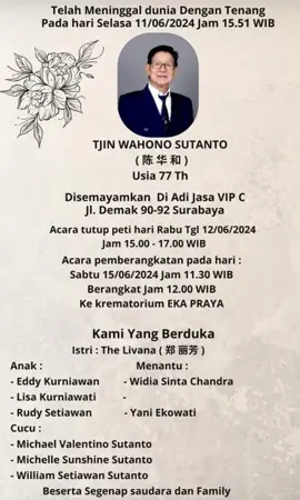 Tjin Wahono Sutanto first banner