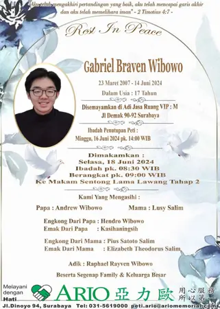 Gabriel Braven Wibowo first banner