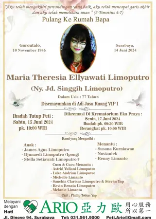 Maria Theresia Ellyawati Limoputro first banner