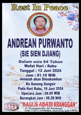 Andrean Purwanto first banner