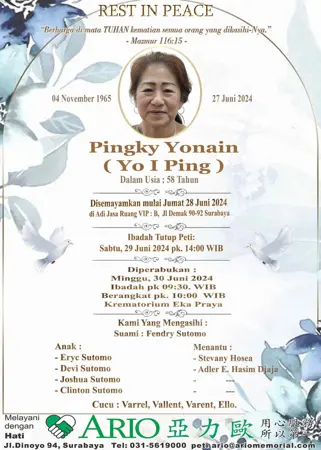 Pingky Yonain first banner