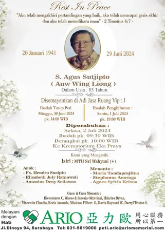 S. Agus Sutjipto first banner