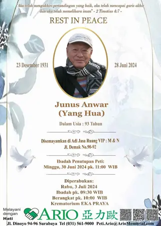 Junus Anwar first banner