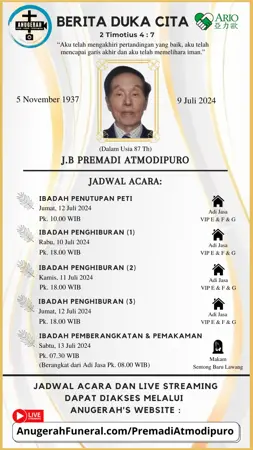 J.B Premadi Atmodipuro first banner