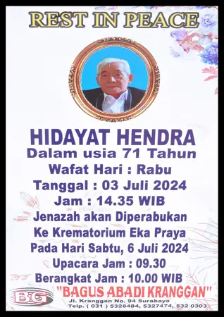 Hidayat Hendra first banner