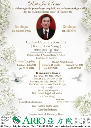 Henkie Hendrata Kusuma first banner