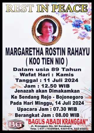 Margaretha Rostin Rahayu first banner