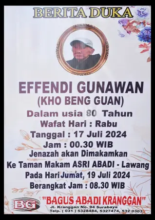 Effendi Gunawan first banner