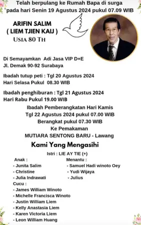 Arifin Salim first banner