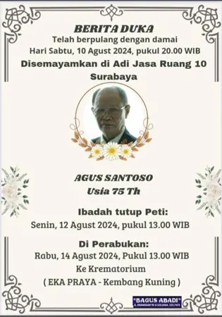 Agus Santoso first banner