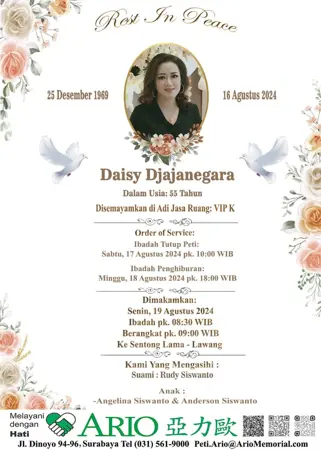 Daisy Djajanegara first banner