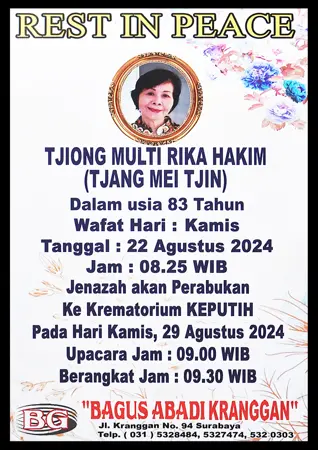 Tjiong Multi Rika Hakim first banner