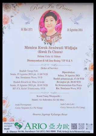 Monica Kwok Seniwati Widjaja first banner