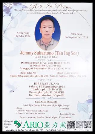 Jemmy Suhartono first banner