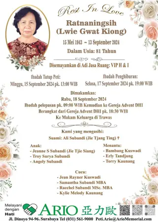 Ratnaningsih first banner