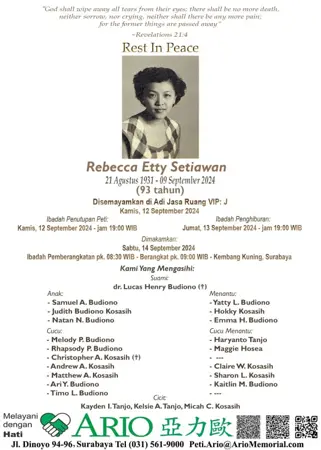 Rebecca Etty Setiawan first banner