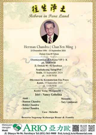 Herman Chandra first banner