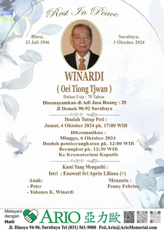 Winardi first banner