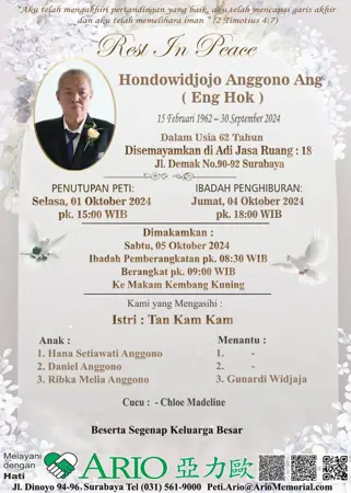 Hondowidjojo Anggono Ang first banner