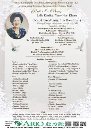 Lidia Kartika first banner