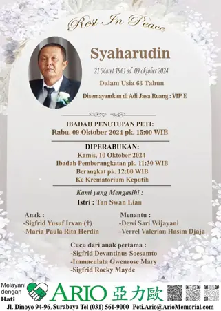 Syaharudin first banner