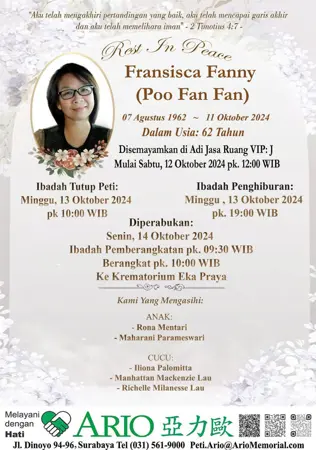 Fransisca Fanny first banner