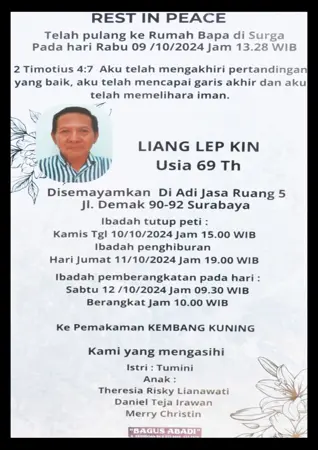 Liang Lep Kin first banner